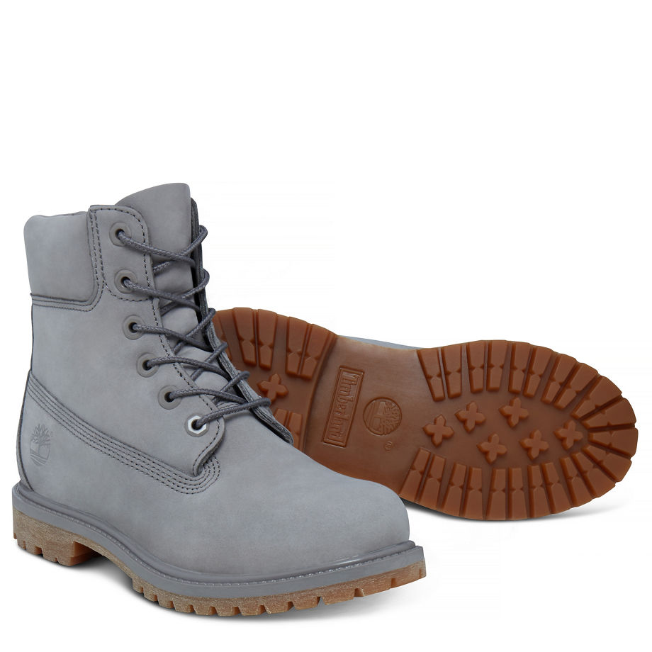 Timberland Women's 6-inch Icon Boot Steeple Grey Steeple Grey Waterbuck Monochromatic