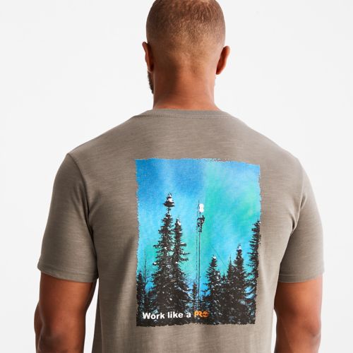 Timberland Men's Timberland PRO® Base Plate HW Northern Lights Graphic T-Shirt
