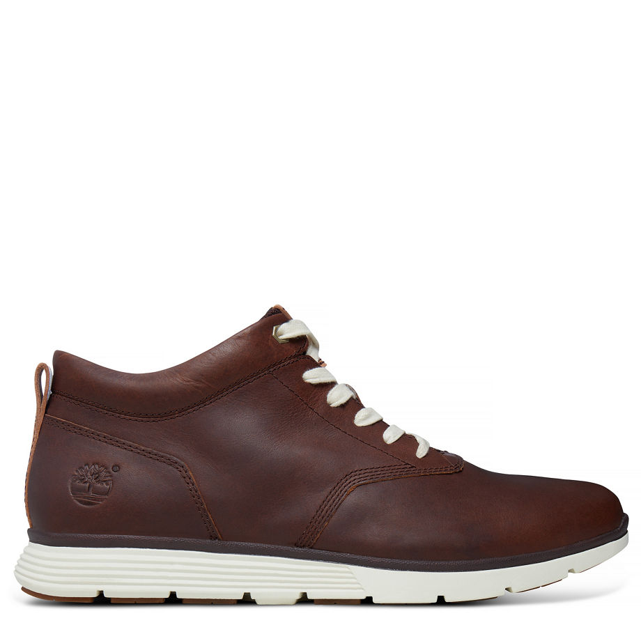 Timberland Men's Killington Half Cab Chukka Tan Dark Rubber Mincio Full Grain