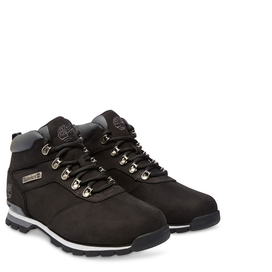 Timberland Men's Splitrock 2 Black Black Nubuck