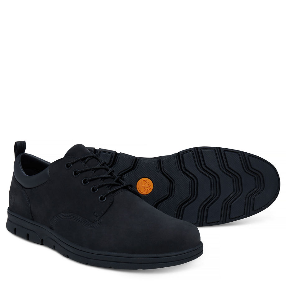 Timberland Men's Bradstreet Oxford Shoe Black Black Nubuck