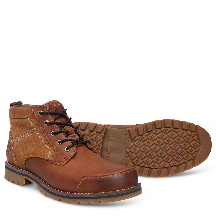 Timberland Men's Larchmont Chukka Brown Oakwood Fg And Suede