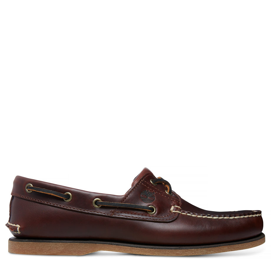 Timberland Men's Classic Boat Shoe Brown Rootbeer Smooth