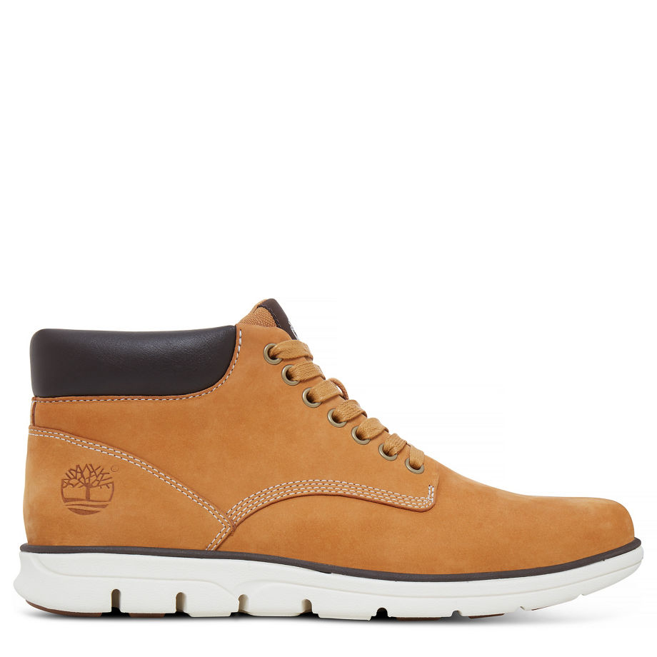 Timberland Men's Bradstreet Leather Chukka Yellow Wheat Nubuck