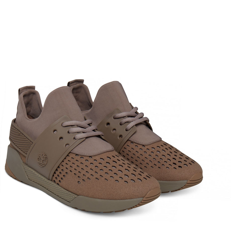 Timberland Women's Kiri Up Sneaker Greige Taupe Grey