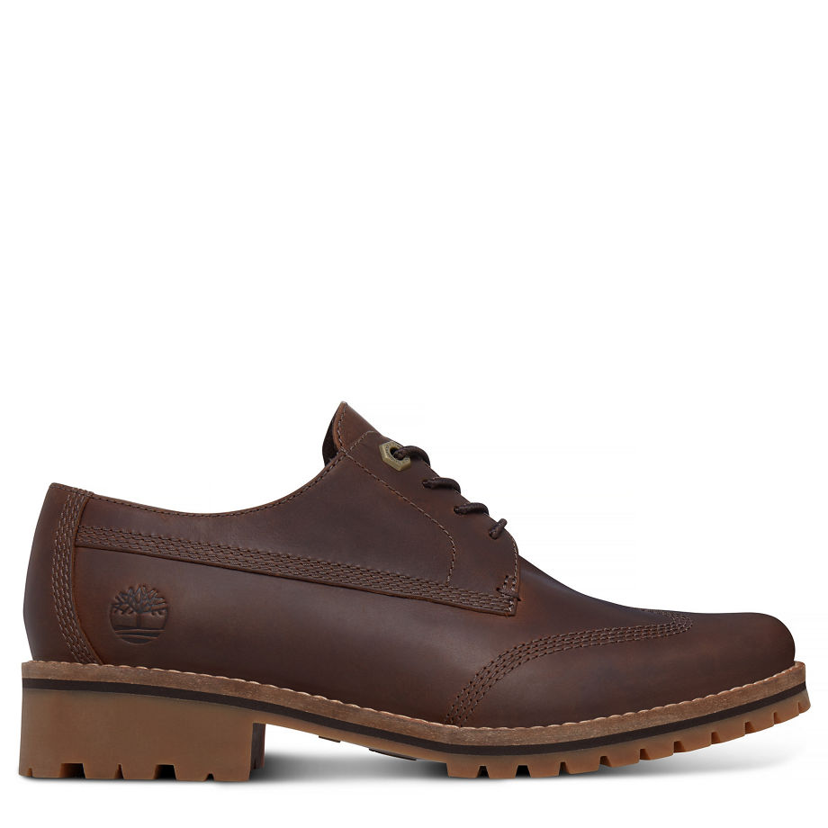 Timberland Women's Main Hill Oxford Brown Medium Brown Saddleback