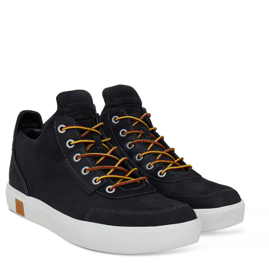 Timberland Men's Amherst High Top Chukka Black Jet Black Tbl Forty Full Grain