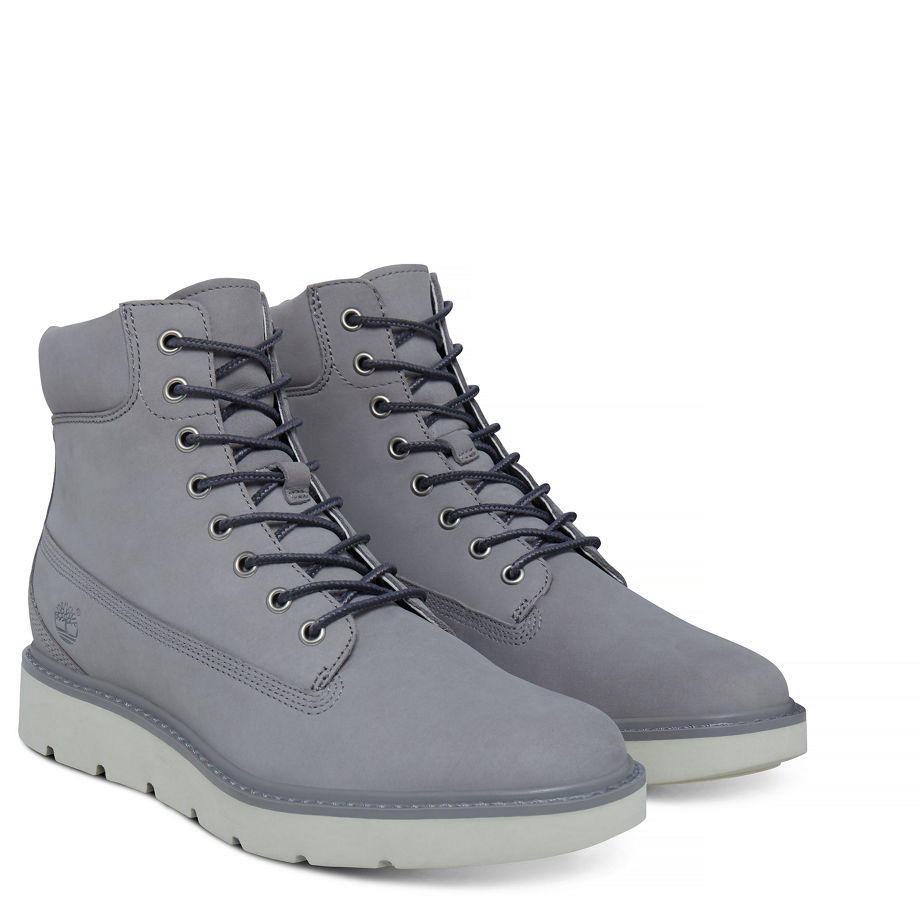 Timberland Women's Kenniston 6-inch Boot Light Grey Steeple Grey Nubuck