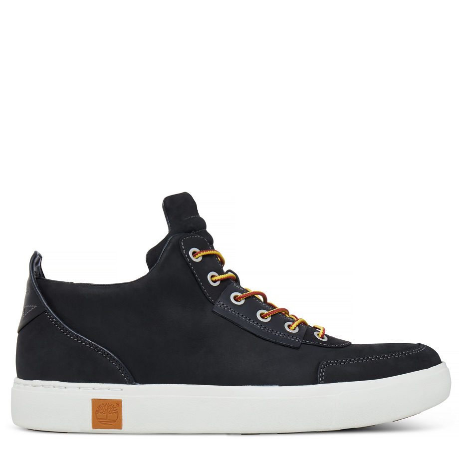 Timberland Men's Amherst High Top Chukka Black Jet Black Tbl Forty Full Grain