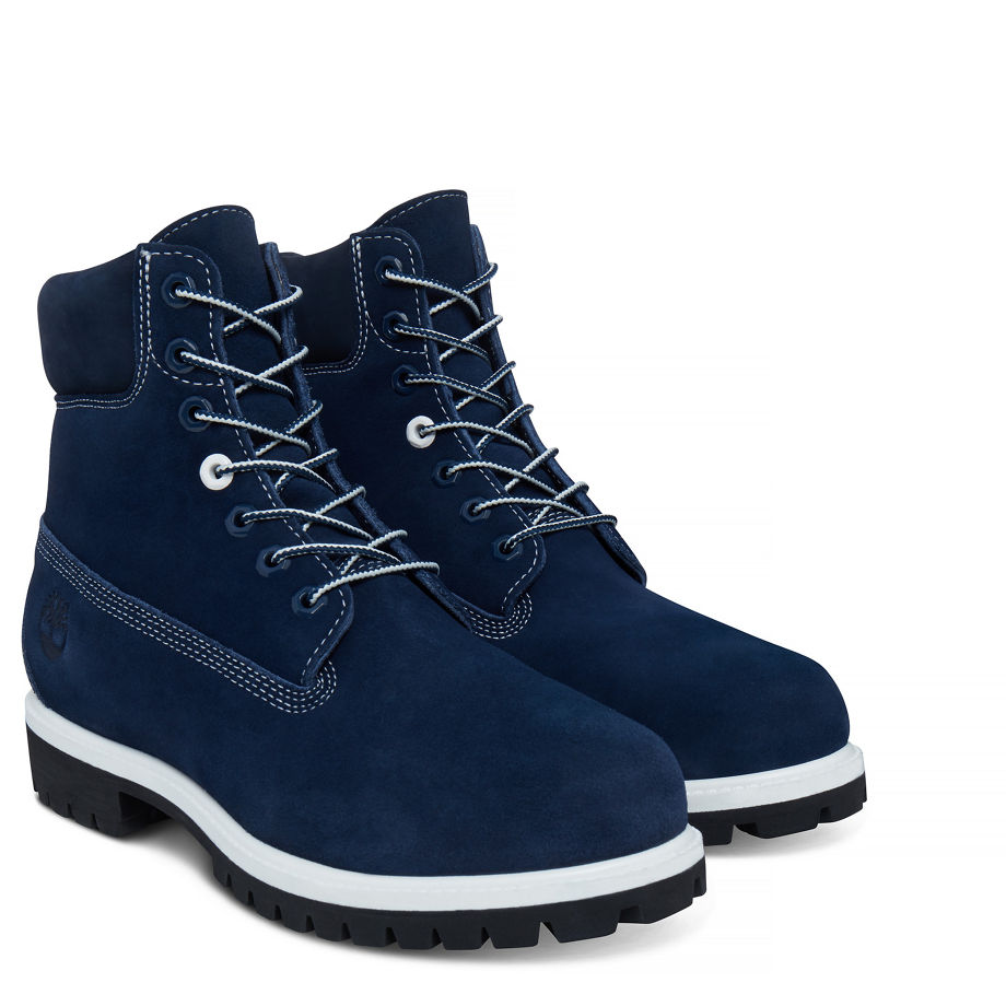 Timberland Men's Timberland® Icon Suede 6-inch Boot Navy Black Iris Hammer Ii
