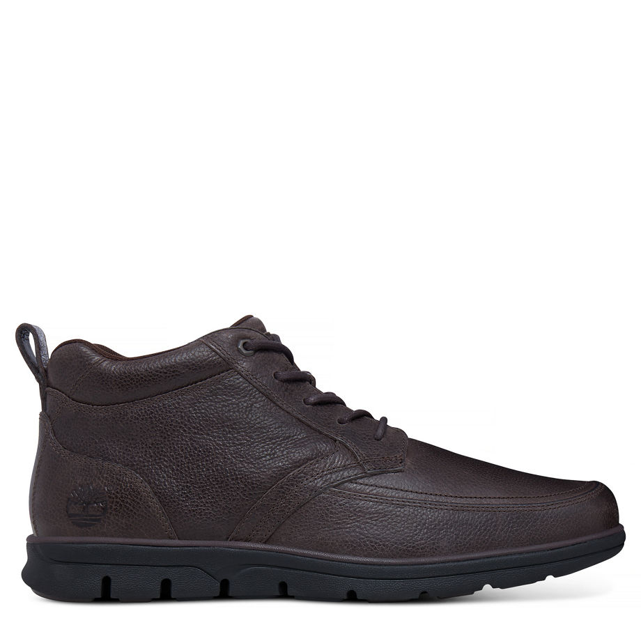 Timberland Men's Bradstreet Moc Toe Chukka Dark Brown Mulch Woodlands