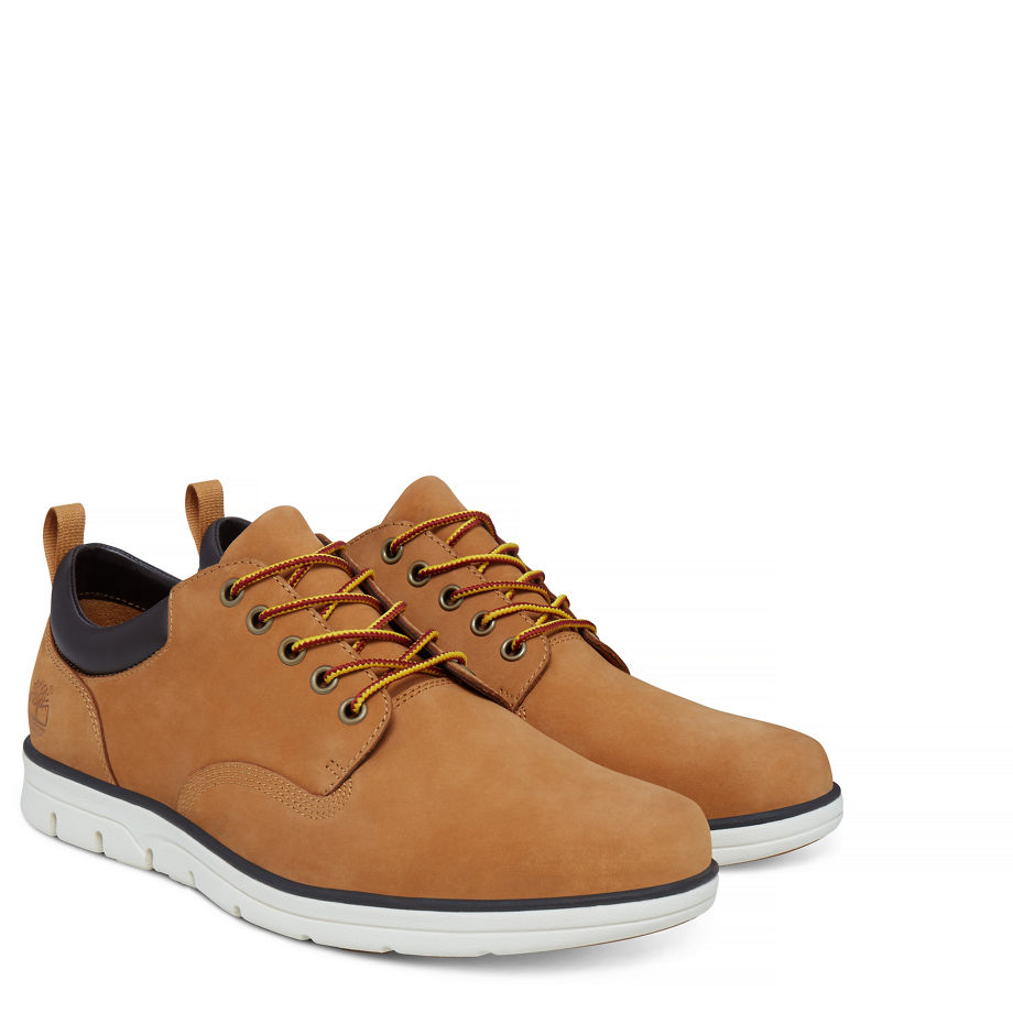 Timberland Men's Bradstreet Oxford Shoe Yellow Wheat Nubuck