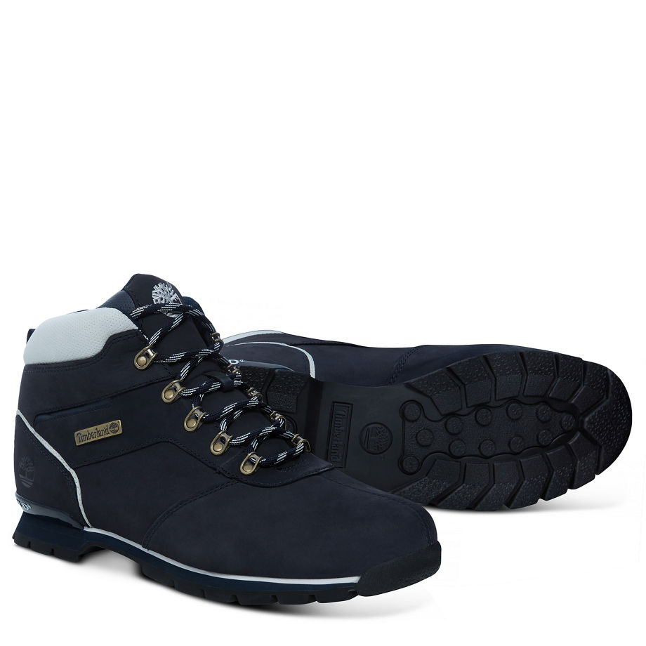Timberland Men's Splitrock Mid Boot Navy Navy Nubuck