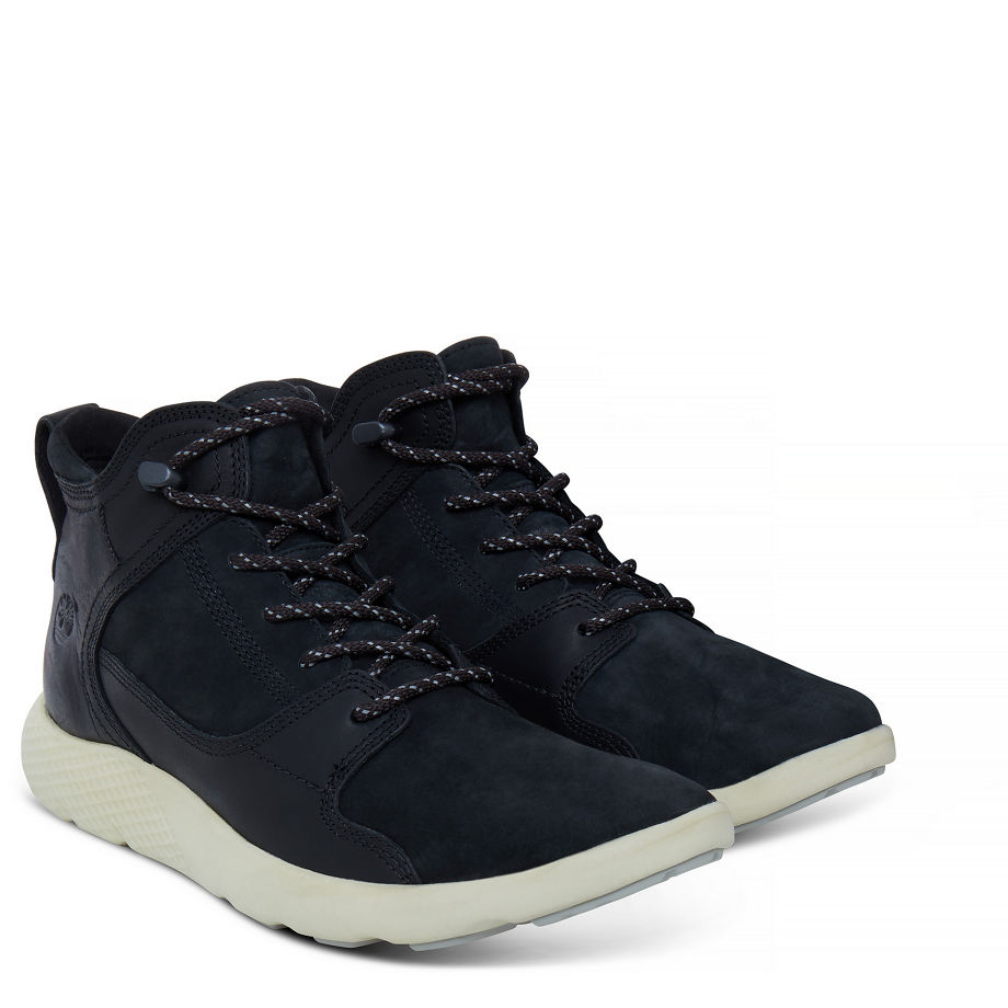 Timberland Men's Flyroam Chukka Black Black Buttersoft Jet Black Forty