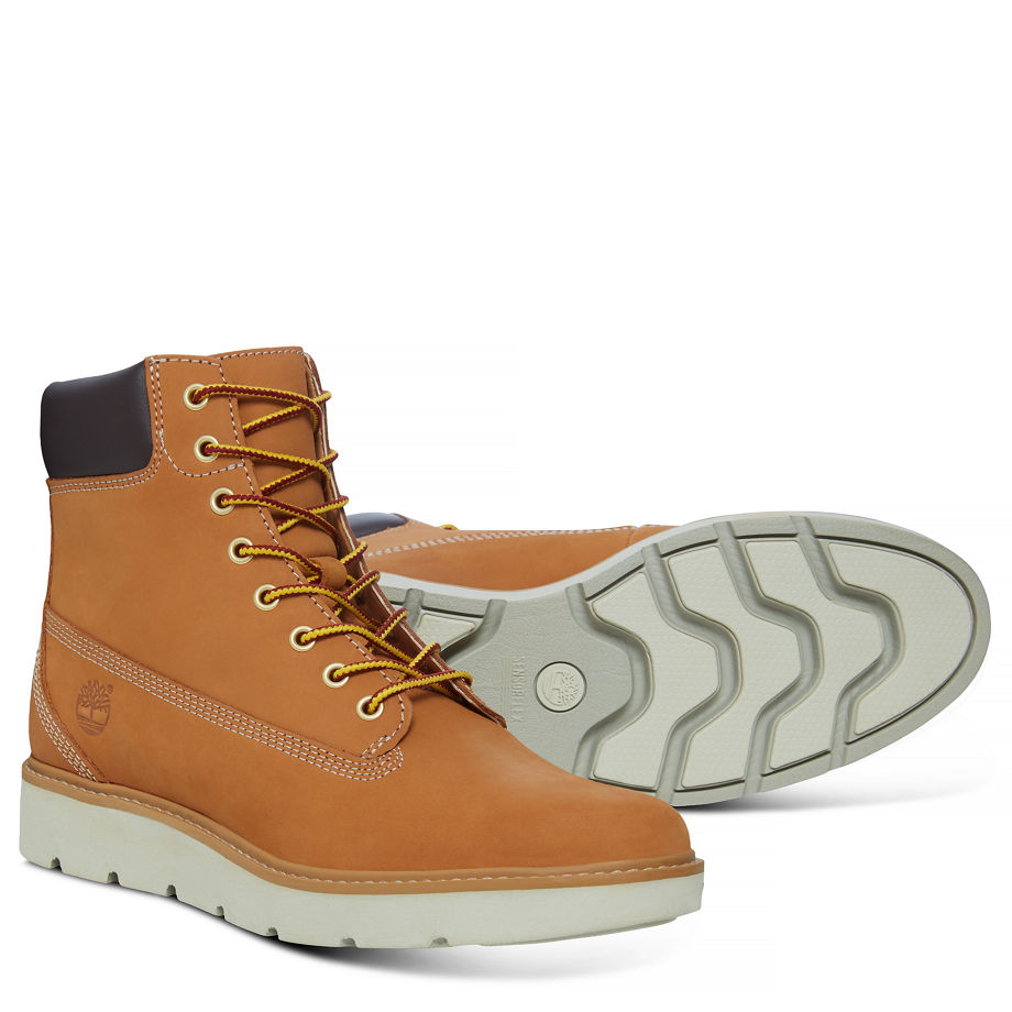 Timberland Women's Kenniston 6-inch Lace-Up Boot Yellow Wheat Nubuck