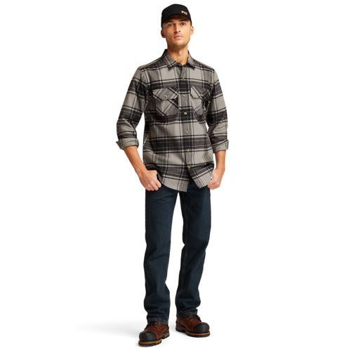 Timberland Men's Timberland PRO® Woodfort Heavyweight Flannel Work Shirt