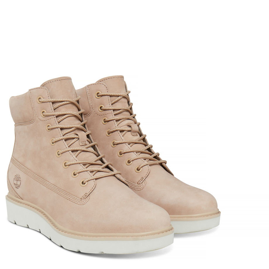 Timberland Women's Kenniston 6-inch Boot Natural Stone Nubuck