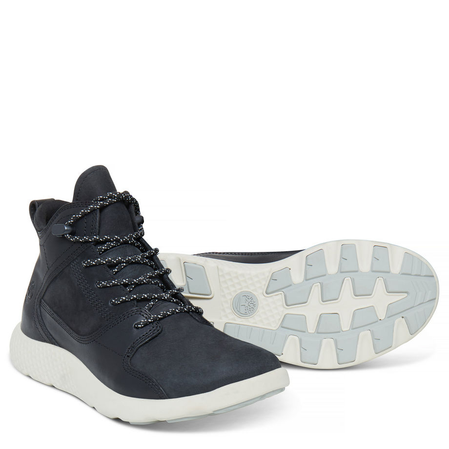 Timberland Women's Flyroam Leather Sneakerboot Jet Black Jet Black Tbl Forty