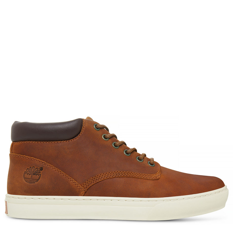 Timberland Men's Adventure 2.0 Cupsole Chukka Spice Brown Glazed Ginger Rough Cut