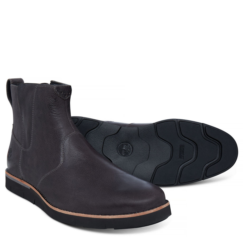 Timberland Men's Preston Hills Chelsea Slate Grey Forged Iron Dusk