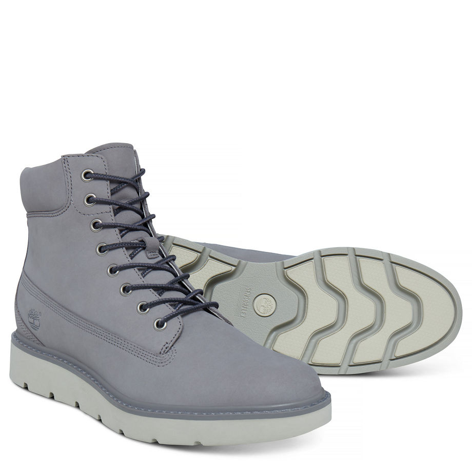Timberland Women's Kenniston 6-inch Boot Light Grey Steeple Grey Nubuck