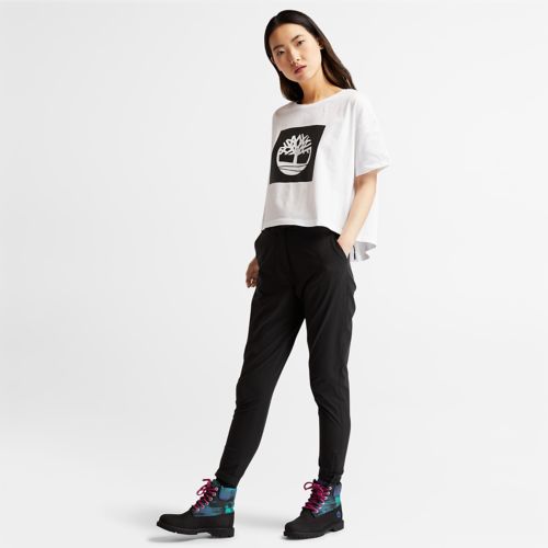 Timberland Women's Cropped Logo T-Shirt