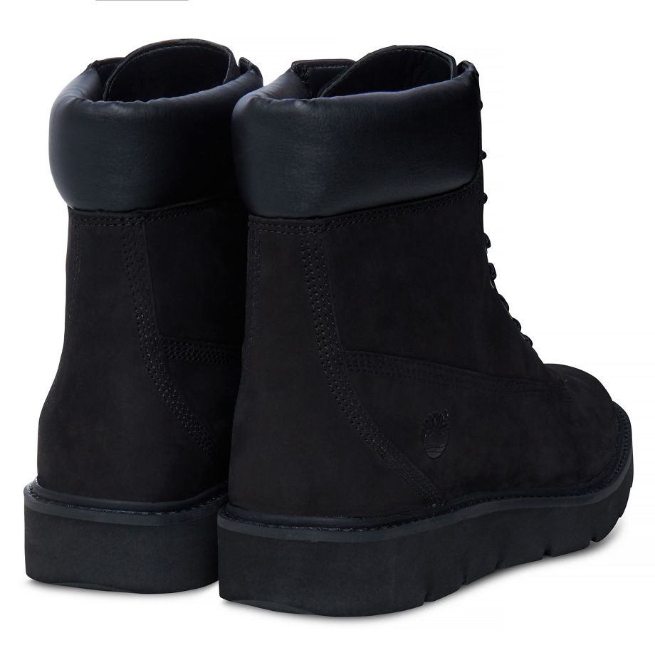 Timberland Women's Kenniston 6-inch Lace-Up Boot Black Black Nubuck Black Out