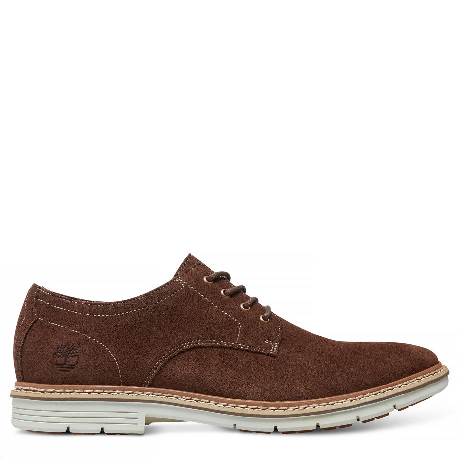 Timberland Men's Naples Trail Smart Oxford Vintage Brown Potting Soil Hammer Ii