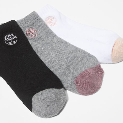 Timberland Women's 3-Pack Sagamore Beach No-Show Socks