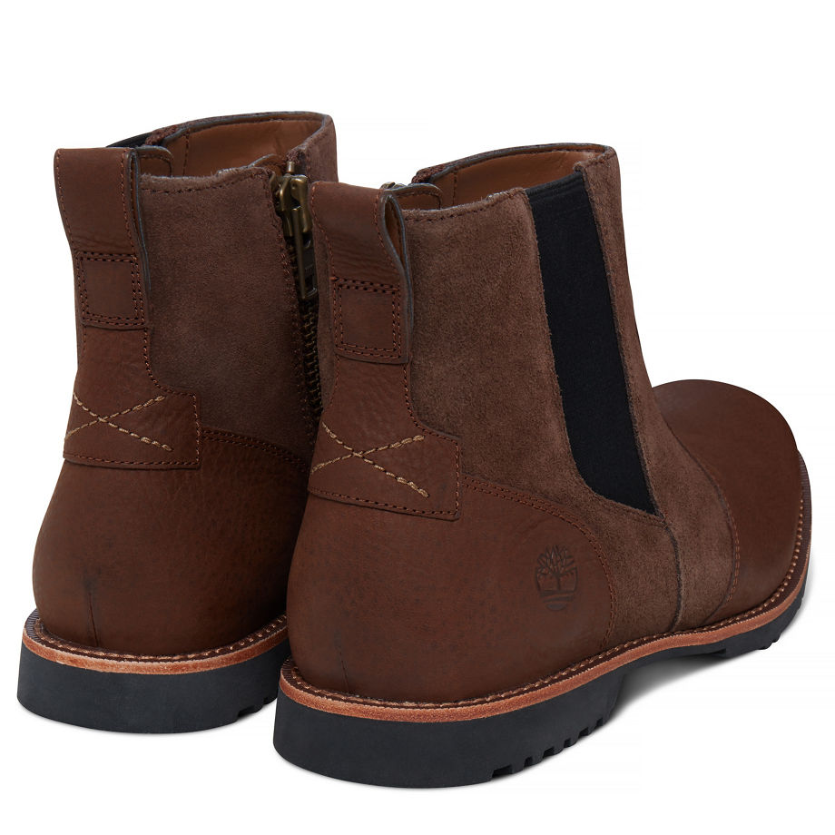 Timberland Men's Kendrick Chelsea Dark Brown Potting Soil Vecchio W/ Potting Soil Hammer Ii