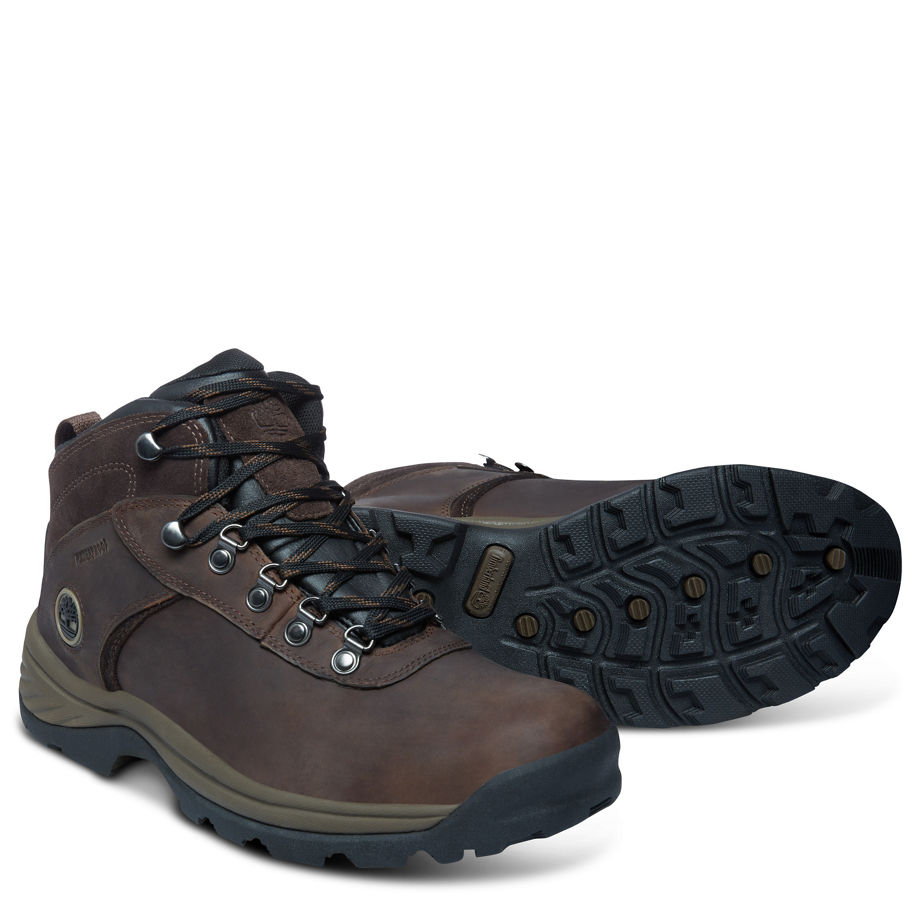 Timberland Men's Flume Mid Boot Dark Brown Dark Brown