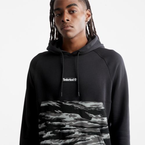 Timberland Men's White Tiger Camo-Print Hoodie