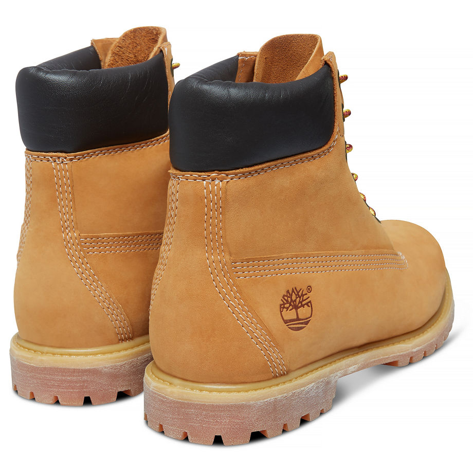 Timberland Women's Icon 6-inch Premium Boot Yellow Wheat Waterbuck