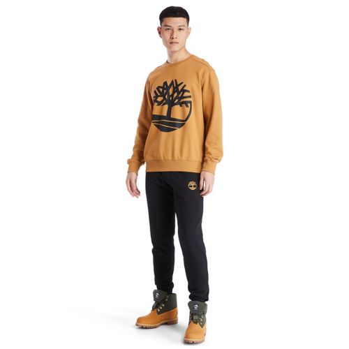 Timberland Men's Timberland Tree-Logo Crewneck Sweatshirt