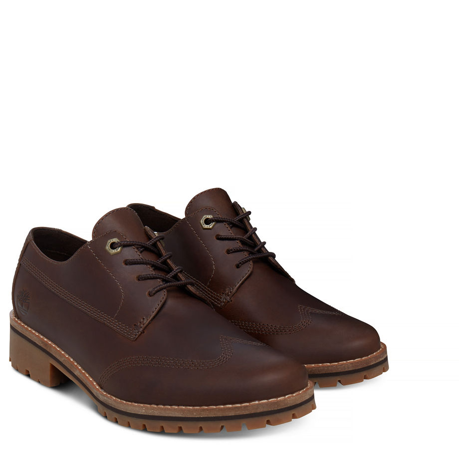 Timberland Women's Main Hill Oxford Brown Medium Brown Saddleback