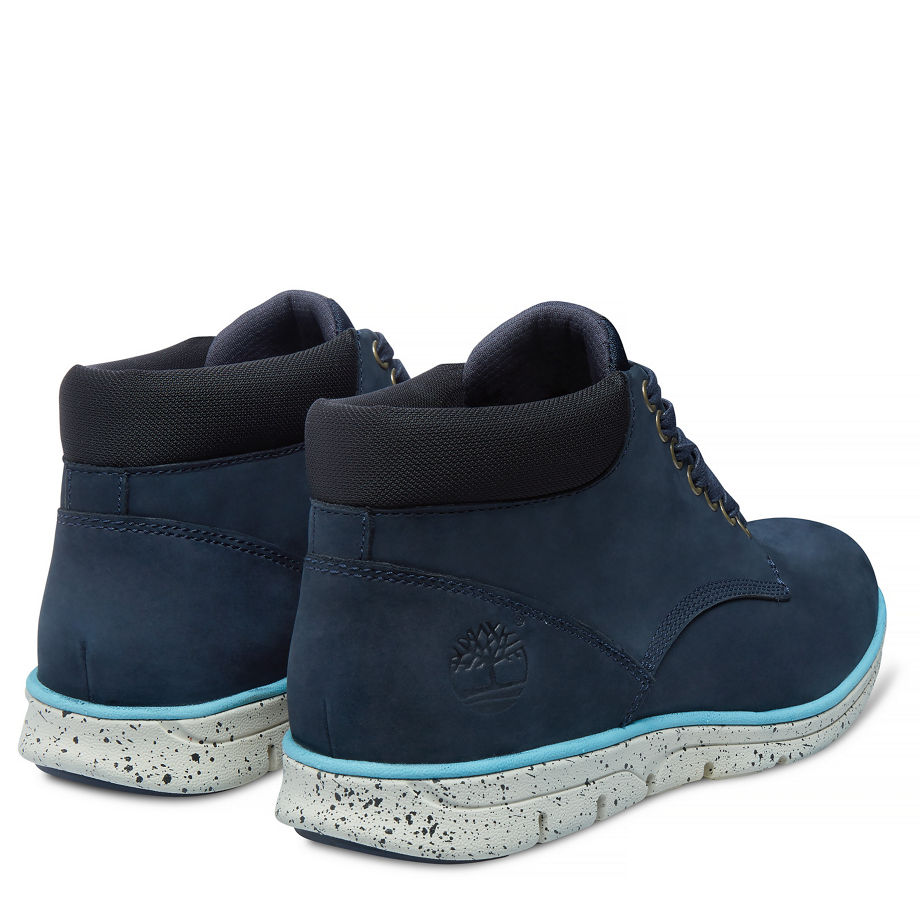 Timberland Men's Bradstreet Chukka Navy Black Iris Nubuck