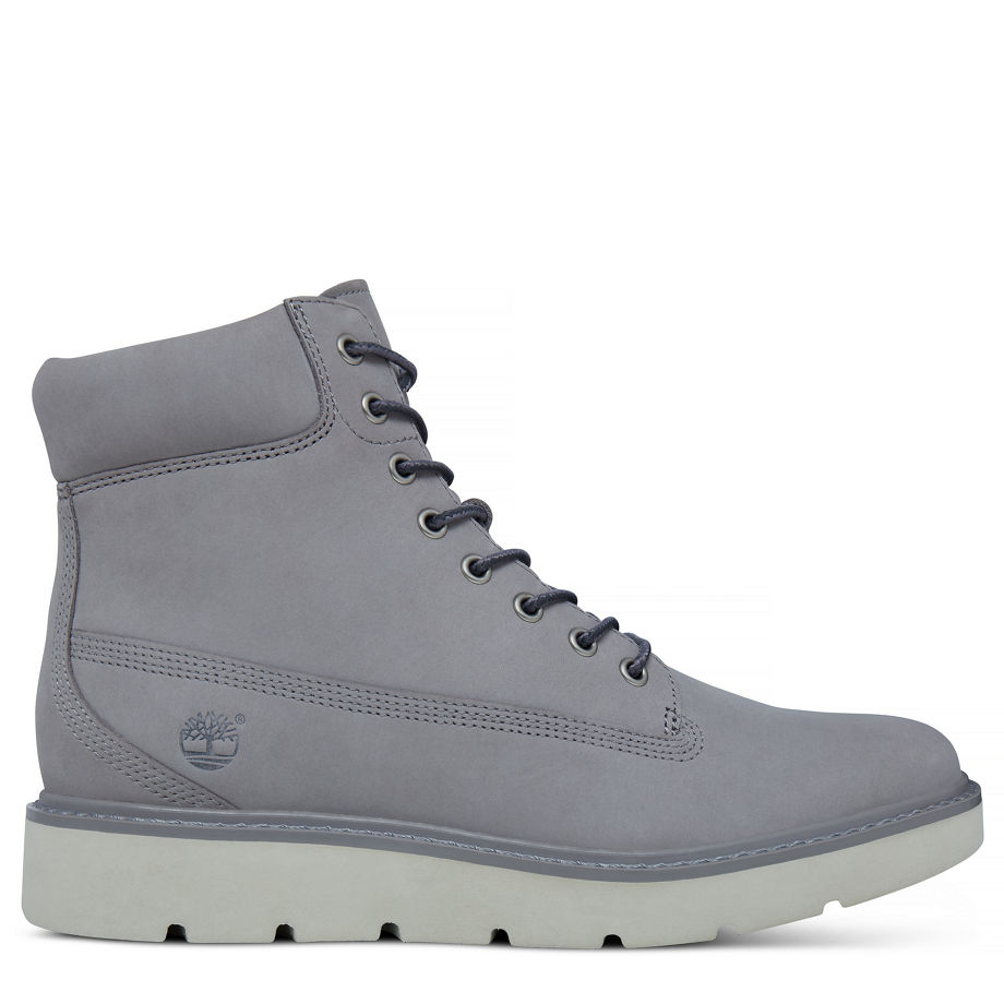 Timberland Women's Kenniston 6-inch Boot Light Grey Steeple Grey Nubuck