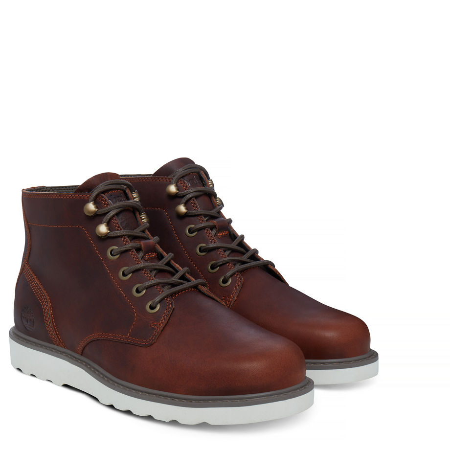 Timberland Men's Newmarket Chukka Brown Rawhide Tbl Forty