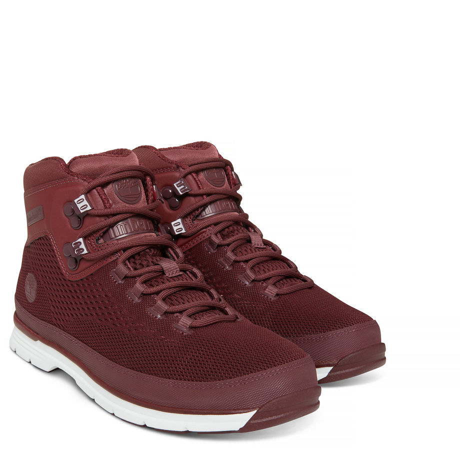 Timberland Men's Euro Hiker Spacer Boot Dark Red Dark Red
