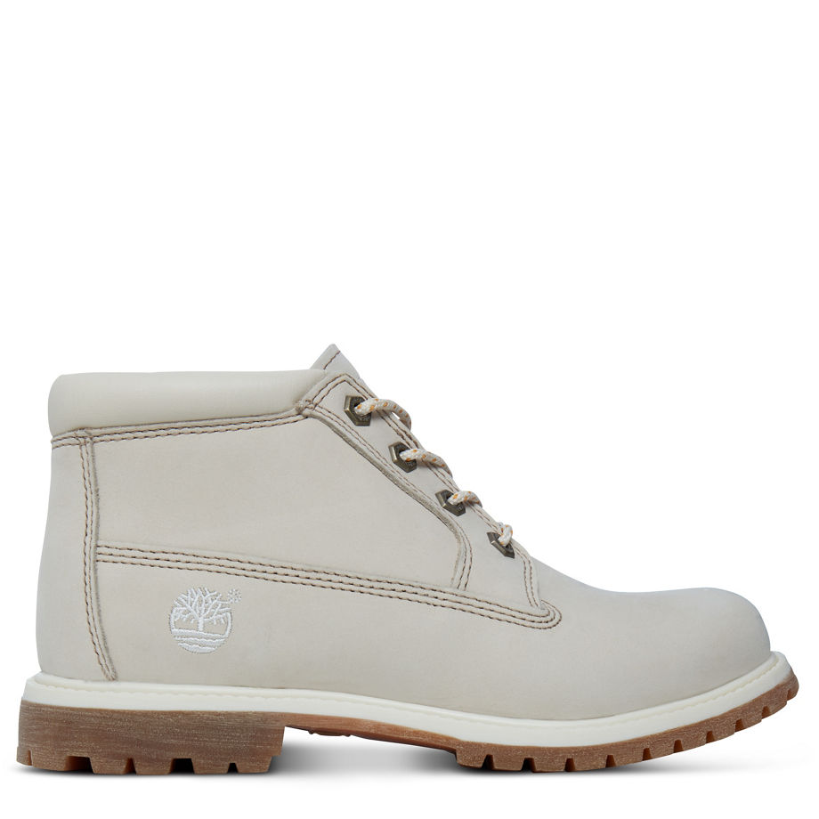 Timberland Women's Nellie Chukka White Winter White Nubuck