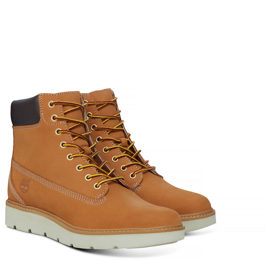 Timberland Women's Kenniston 6-inch Lace-Up Boot Yellow Wheat Nubuck