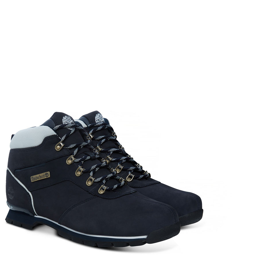 Timberland Men's Splitrock Mid Boot Navy Navy Nubuck
