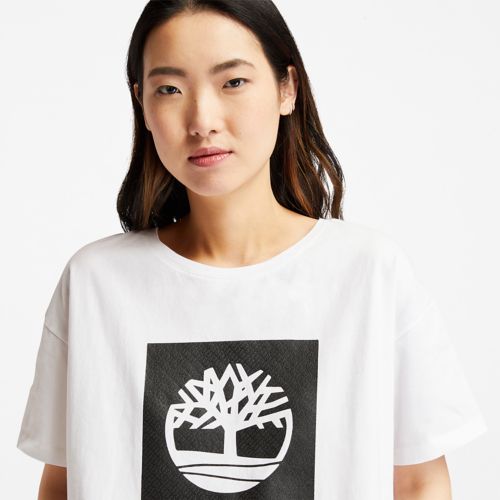 Timberland Women's Cropped Logo T-Shirt