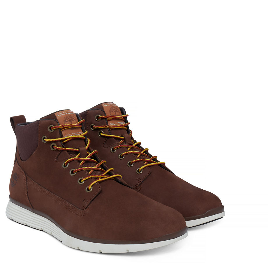 Timberland Men's Killington Chukka Sneaker Brown Potting Soil Nubuck