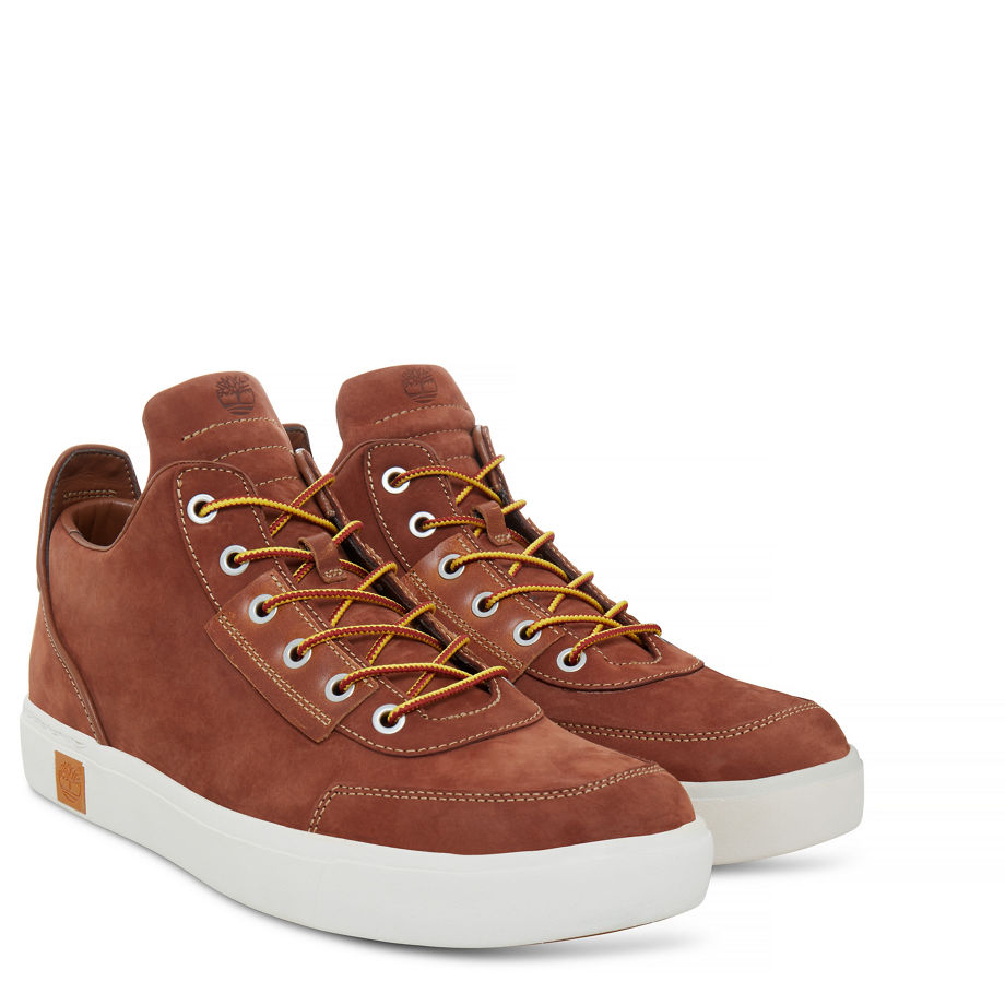 Timberland Men's Amherst High Top Chukka Vintage Brown Sahara Brando Full Grain
