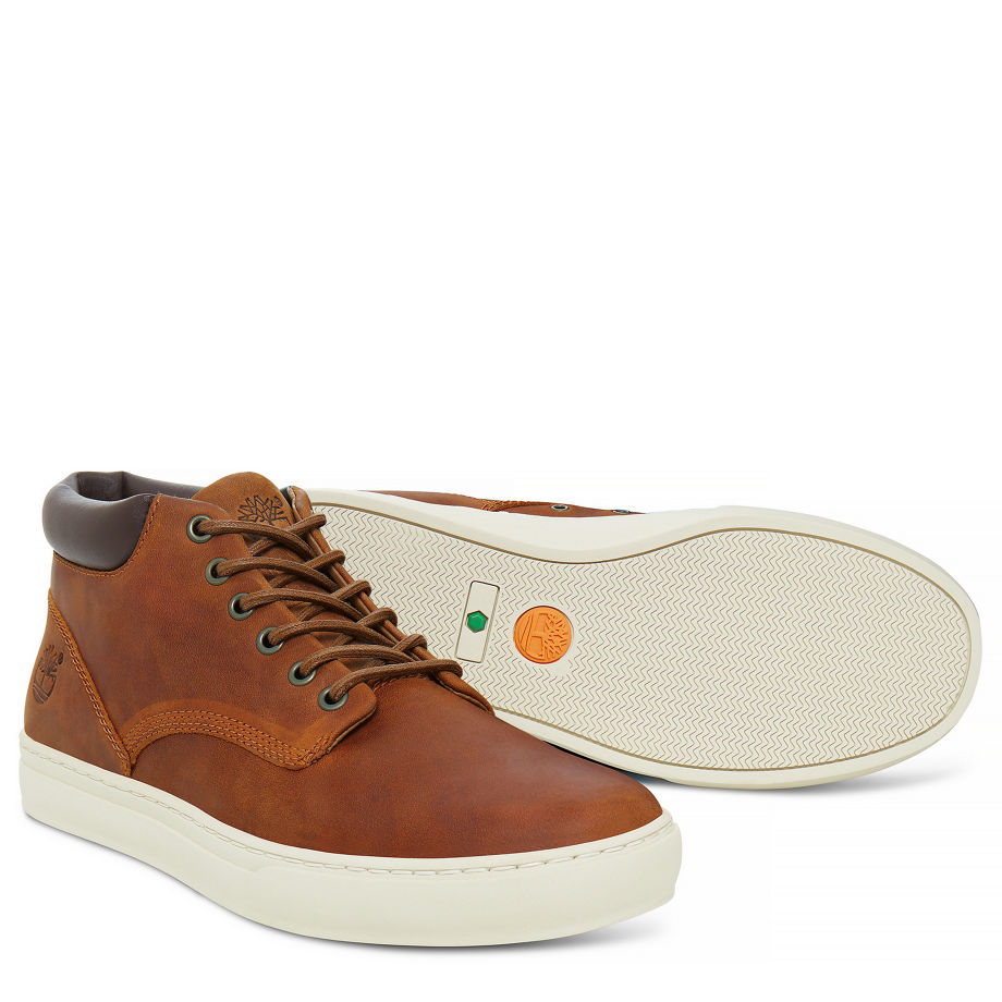Timberland Men's Adventure 2.0 Cupsole Chukka Spice Brown Glazed Ginger Rough Cut