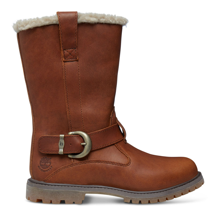 Timberland Women's Nellie Boot Dark Brown Tobacco Forty