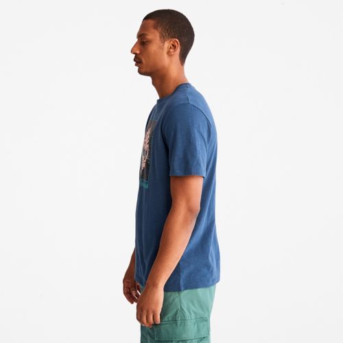 Timberland Men's Logo Slub T-Shirt