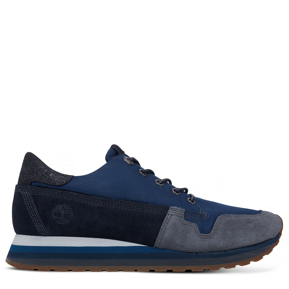 Timberland Women's Antwerp Air Trainer Vintage Blue Total Eclipse Suede (Midnight)
