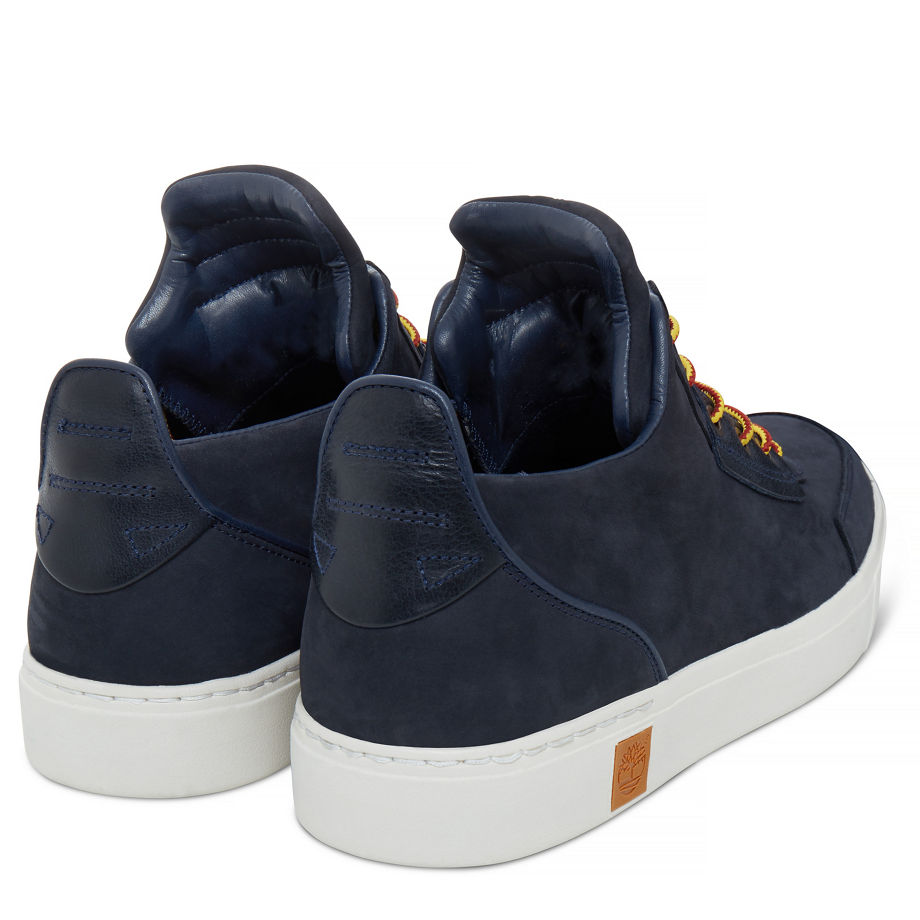 Timberland Men's Amherst High Top Chukka Navy Navy Nubuck